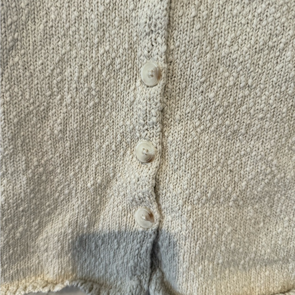 Old Navy Beige Button-Front Tank Top - Picture 3 of 5
